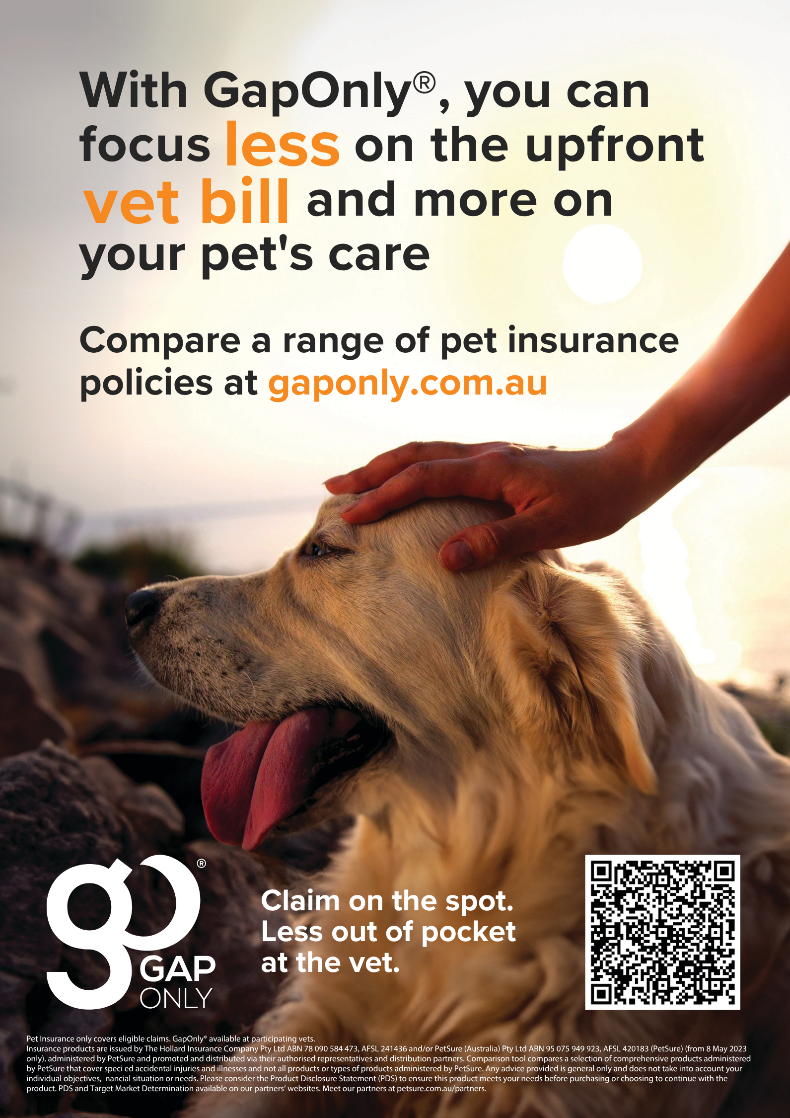 Vet bills don’t have to break the bank—GapOnly® makes insurance claims faster, easier, and more affordable right at the clinic.